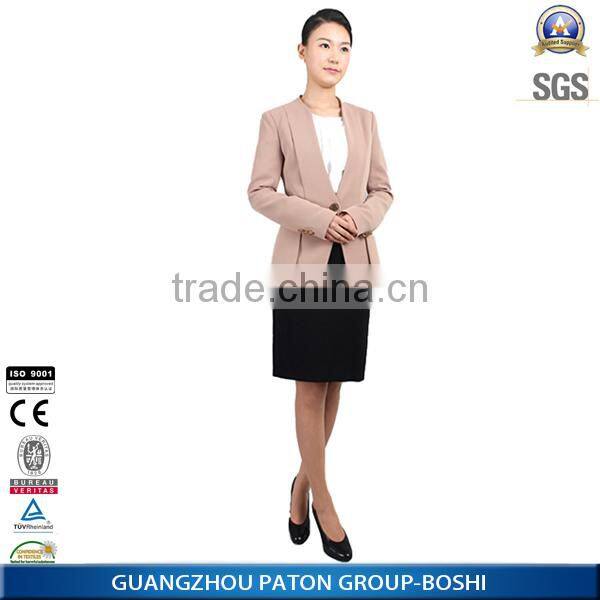 comfortable hotel uniform/lady suit for hotel reception