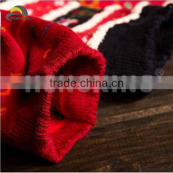 Custom Red Funny Christmas Socks