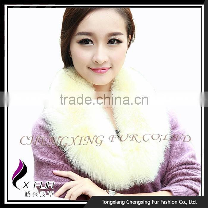 Collar-F11 Fashion Fox Fur Collar For Long Coat