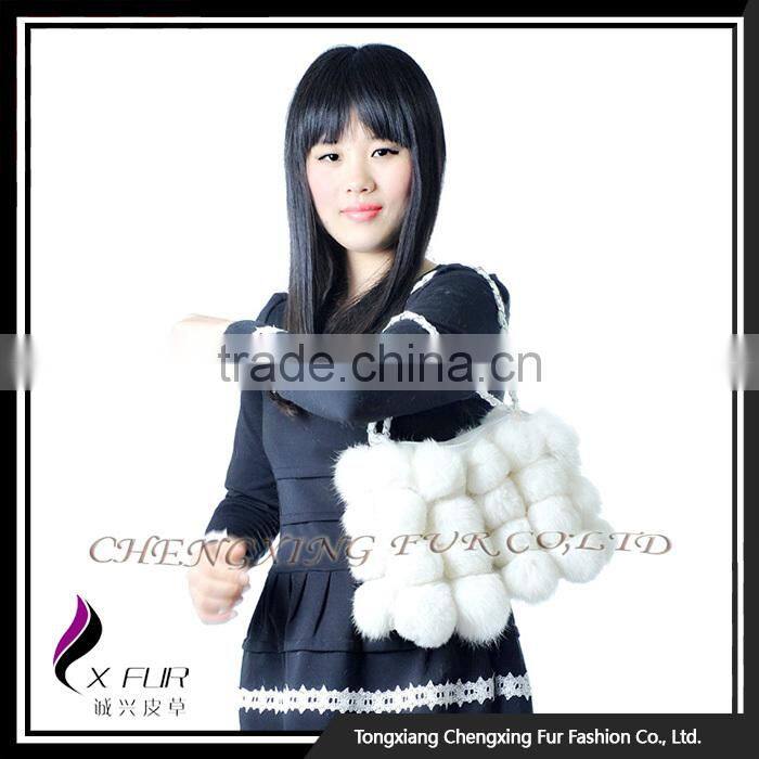 CX-H-11C Women Handbags Genuine Rabbit Fur Women Bags