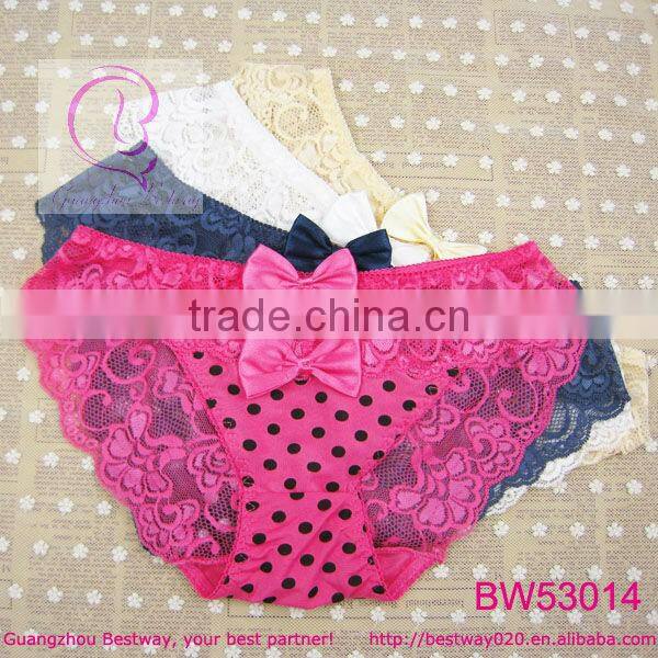 Super sexy back transparent lace underwear