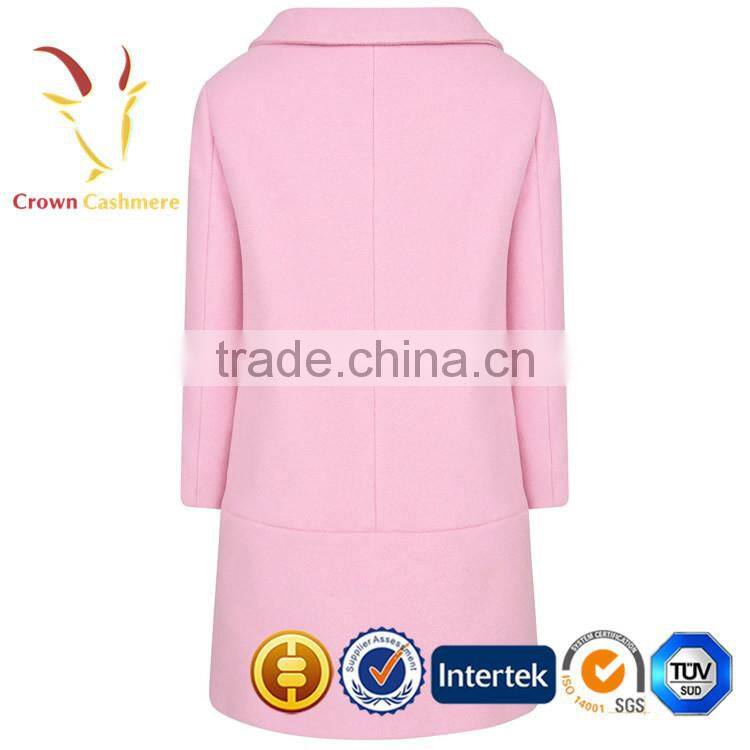 Kid Girls Pink Cardigan Sweater Coat with Buttons