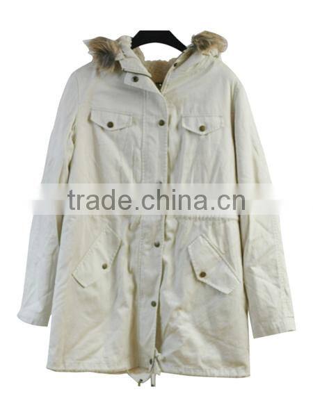 2014 newest ladies white long duster coat