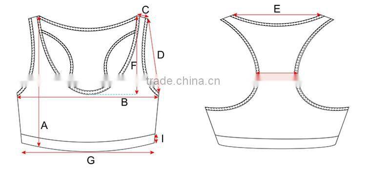 OEM Design Private Label Athletic Wear Fitness Yoga Bra Yoga Wear