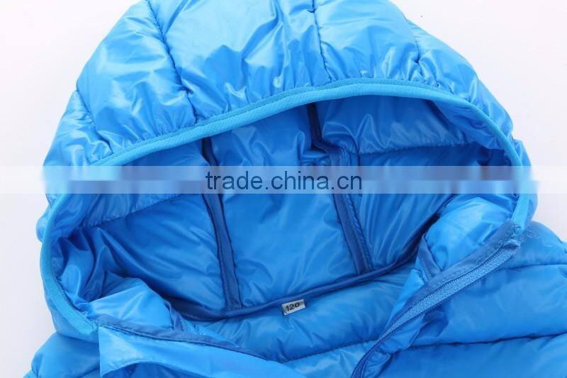 wholesale customize cheap kids children winter down vests and clothes