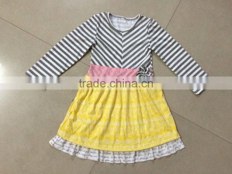 girls long sleeve ruffle dress infant toddler dress baby girl winter dresses