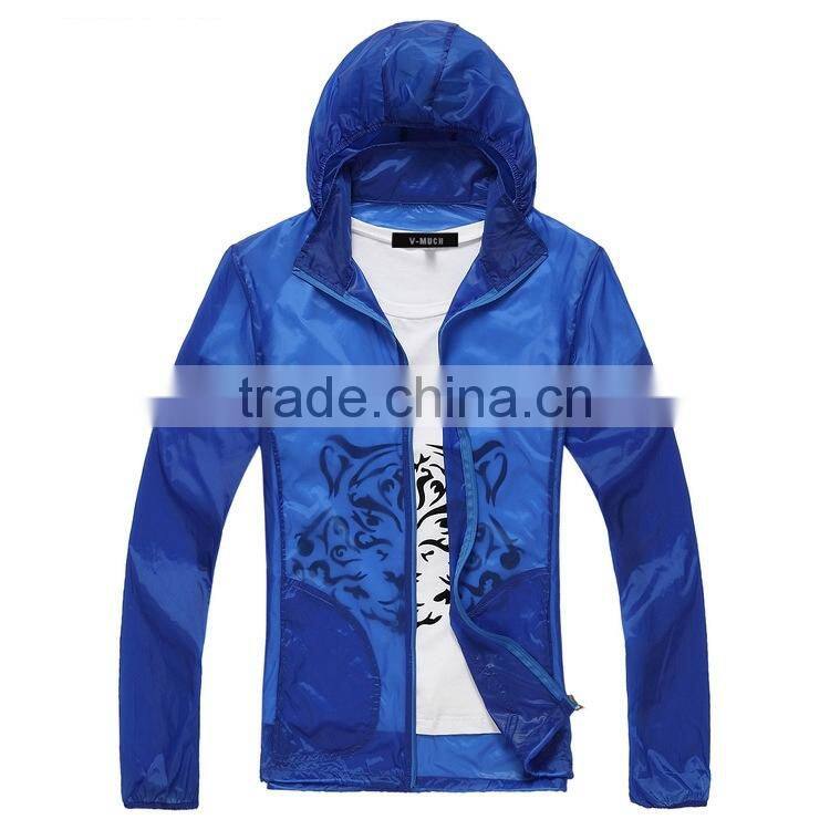 Best choice men hooded leather jacket