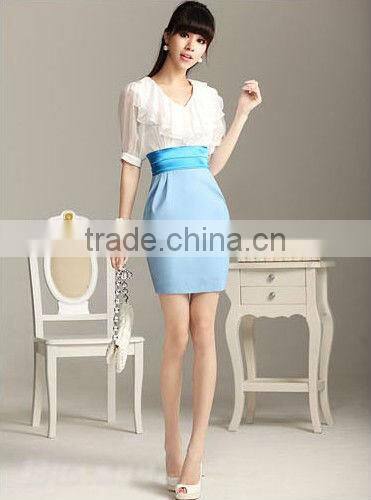 Latest Casual Woman Summer Chiffon Dress