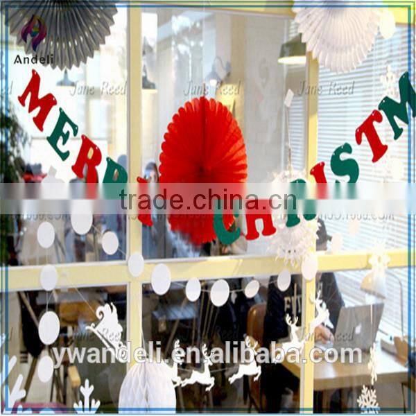 2017 Letters Decorations Custom Flags Triangle Christmas Party Banners