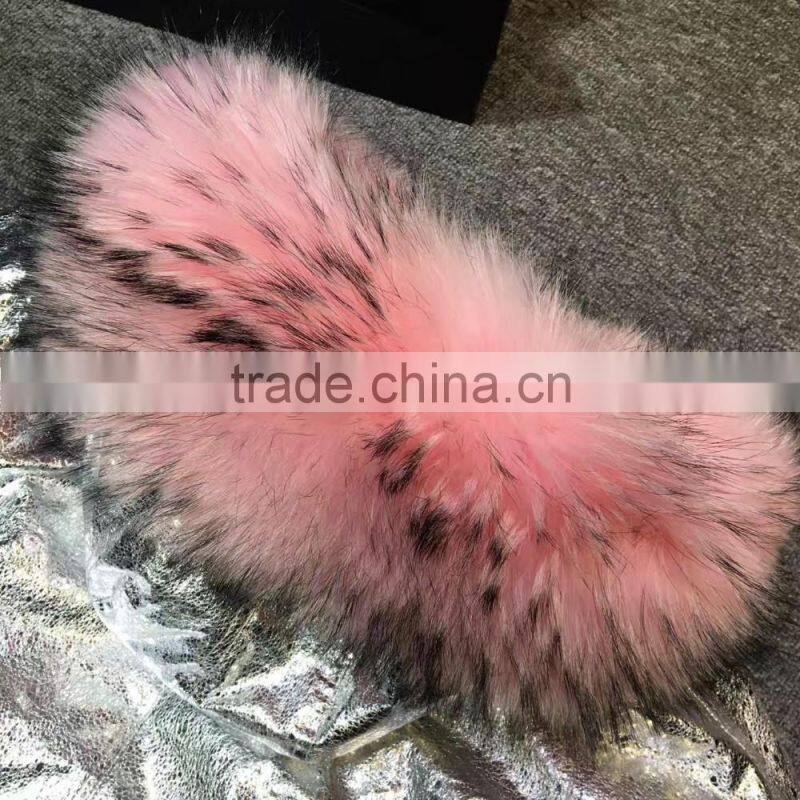 2017 Winter Fashion Sliver Leather Jacket With Pink Faux Fur Lined Leather Wear