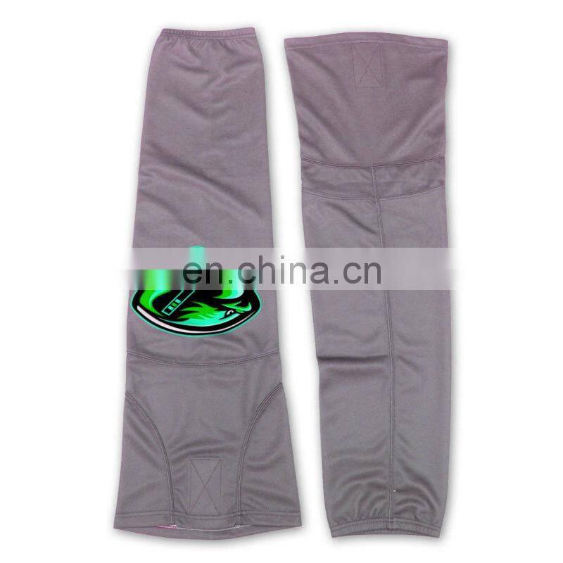 sublimation ice hockey custom logo hockey sport compression socks