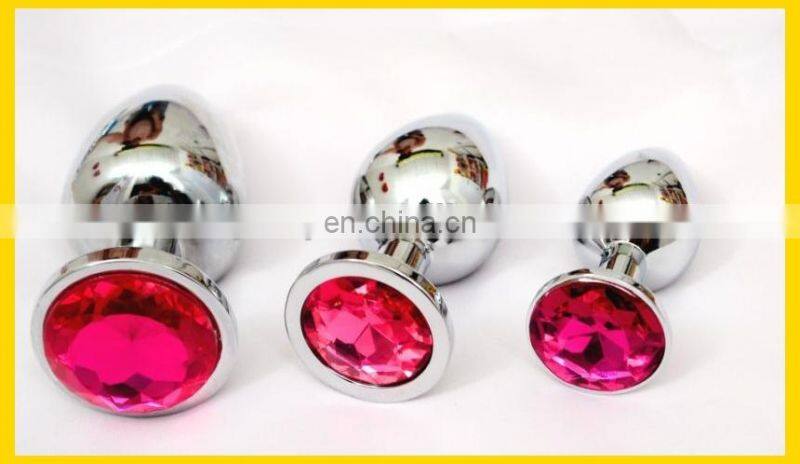 2015 Hot New Design anal butt plug/electric shock anal plug/anal lock butt plug ass lock