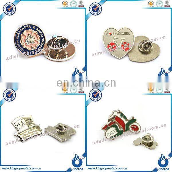 zinc alloy national flag badge