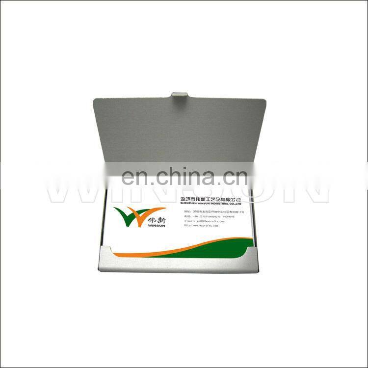 Elegant metal business card holder for men as business gift
