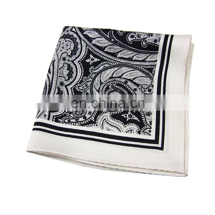 custom twill silk scarf 90x90