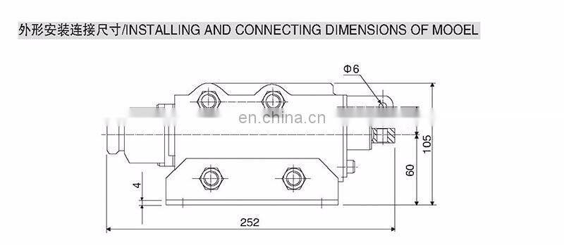 Sectional hydraulic manual directional valve for forklift excavator
