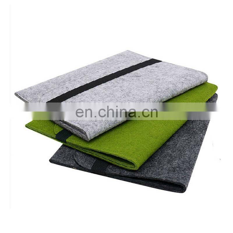 Grey Felt Laptop Sleeve Bag Protective Felt Briefcase Case