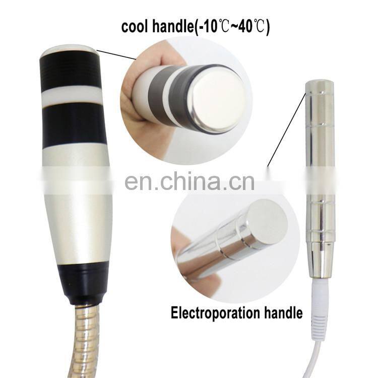 Portable Korea Skin Cool RF Hot and Cold Face Lifting Skin Rejuvenation Machine