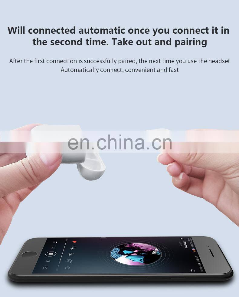 2019 High Quality Wireless Earbuds With Charging Box Sport Earphone Bluetooths Portable Charging Headphones