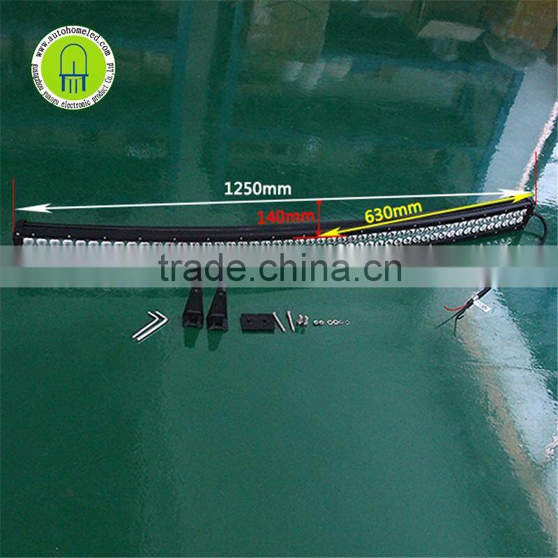 LED 50inch Curved Work Light Bar 288W CREE LED