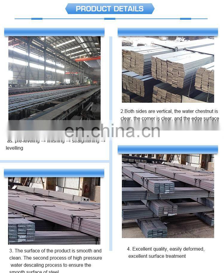 AISI ASTM hot dip galvanized steel flat bars/flat bar steel