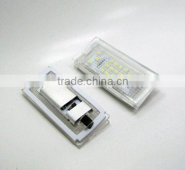 Xenon White Error Free 18-SMD License Plate Lights Lamp Bulbs for Mini Cooper