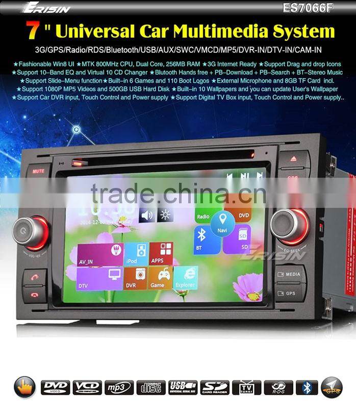 Erisin ES7066F 7" HD 1080P 3G Car DVD GPS Navigation Bluetooth