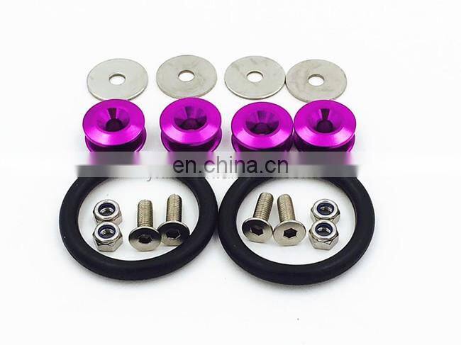 Rear or Front Bumpers Quick Release Fasteners With Different Color