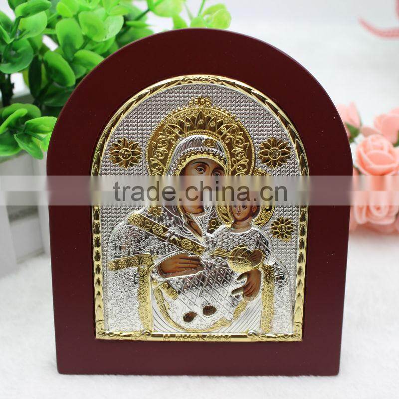 Virgin Mary Of Bethlehem Silver Icon