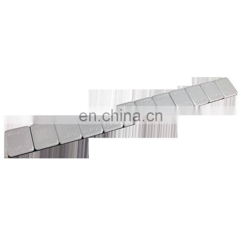 grey coated stick on adhesive wheel weights Fe lead zn material with high quality