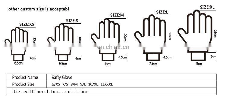 Chinese Real Manufacturer Knit Gloves Bulk Sandy Nitrile Garden Dipping Gloves For Chemical Resistant