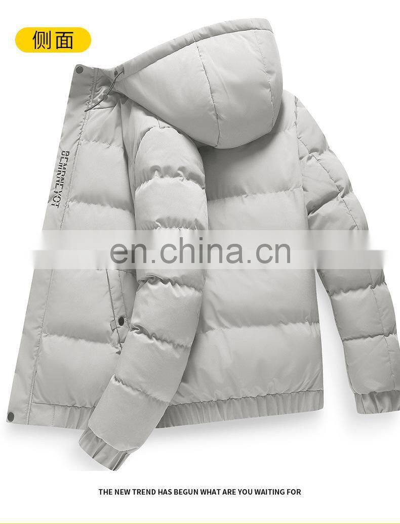 Christmas xmas sale slim coat men's jacket winter overcoat plus size winter Puffer Jacket men's bread bubble coat