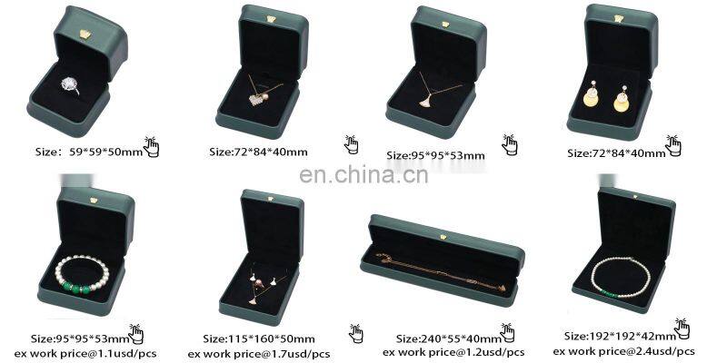 Wholesale custom logo factory luxury  packing boxes for ring earrings and pendant display box