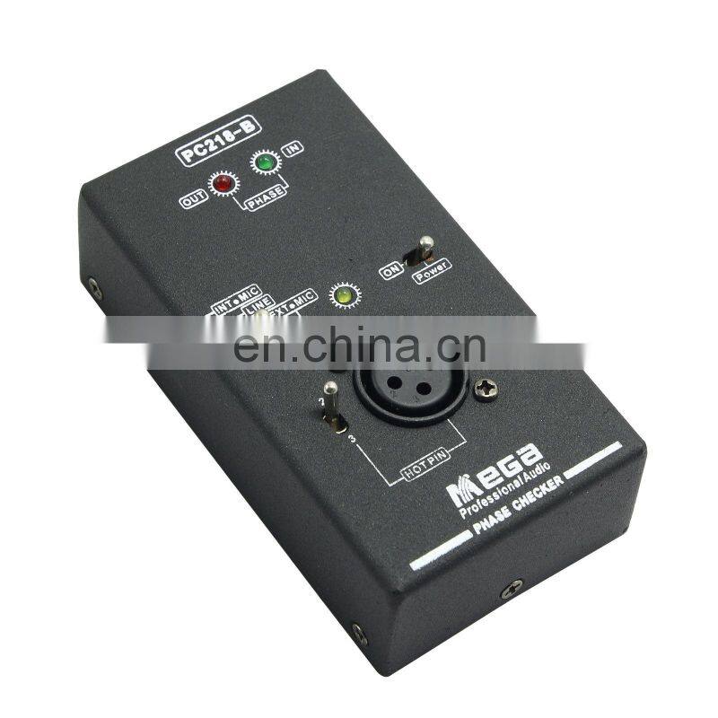 PC218 Phase Checker Polarity Tester Audio for Speaker or Microphone Sound Testing
