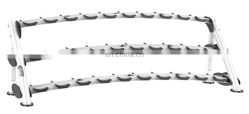 3 tires 15 pairs exercise heavy gym dumbbell rack dumbbell frame for body strong