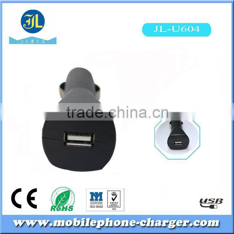 Electronic product USB vehicle charger adapter mobile phone accessories with ABS material