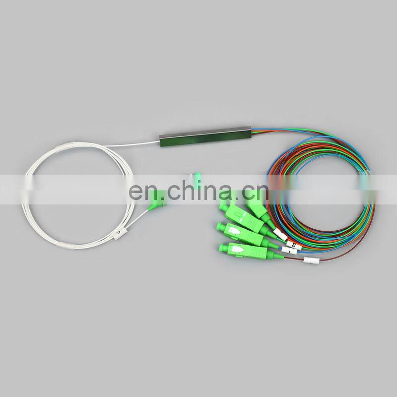 fbt copuler splitter 0.9mm 2way 4way 8way FTTH mini steel tube splitter fiber optic Micro PLC Splitter