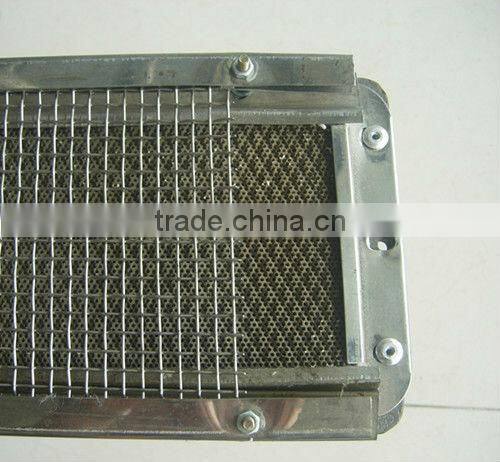 Infrared Rare earth catalyst coated ceramic honeycomb plate