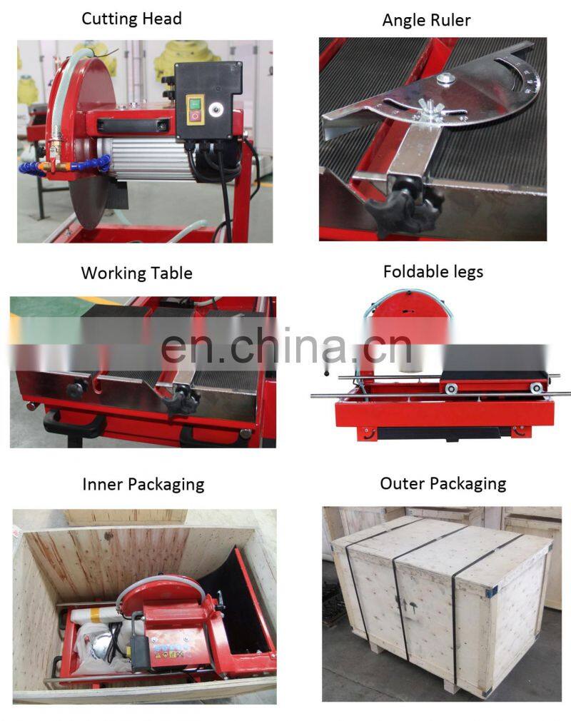 600mm Portable Stone,tile,marble manual Cutting Machine 125mm cutting depth