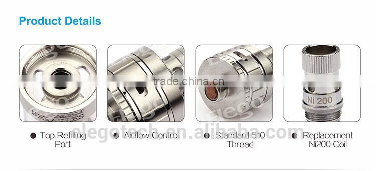 2015 Hot Selling 2ml TC Tank for Temperature Controlled Mod Original Sense Hydra Wholesale