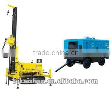 cheap Water drill rig!!depth 120m,diameter:115-254mm,KW10 High-Effect Hydraulic Geothermal Water Well Drilling Rigs