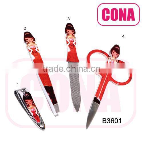 professional travel kit with pvc bag and slide card