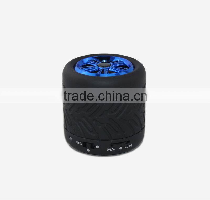Wheel rolling Design Bluetooth speaker