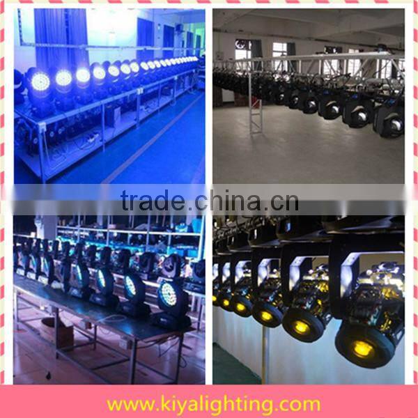 Kiya super power 19pcs 4in1 led zoom moving head 15w stage lighting