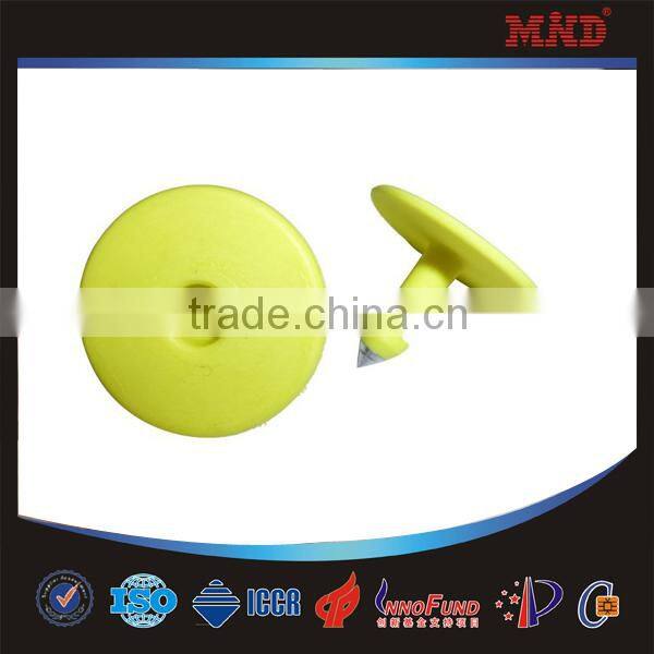 MDE100 2015 new type round animal ear tags for pig
