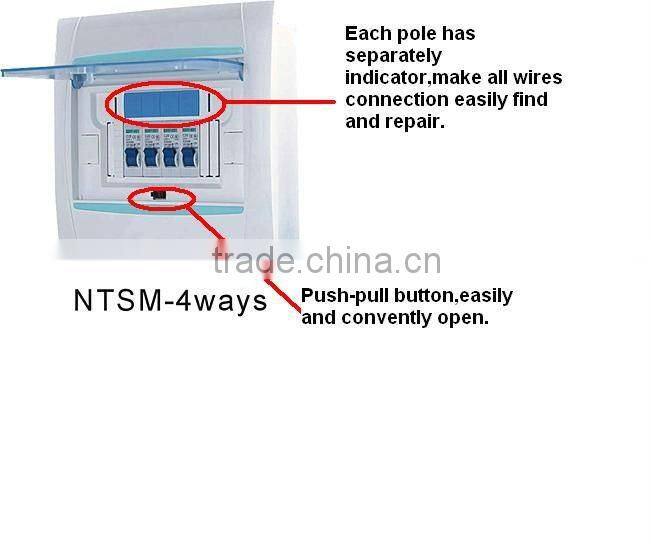 NTSM-12ways Distribution Box(Electrical Distribution Box,Plastic Enclosure)
