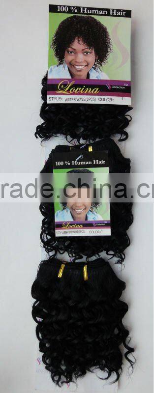 Whosasle Price 100% Human Hair Water Wave(3pcs)