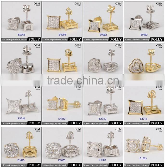 Hip pop Micro set AAA CZ 925 sterling silver mini angel pendant jewelry