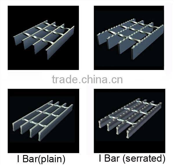 Hot Dipped Galvanized Steel Grating stainless steel floor grating