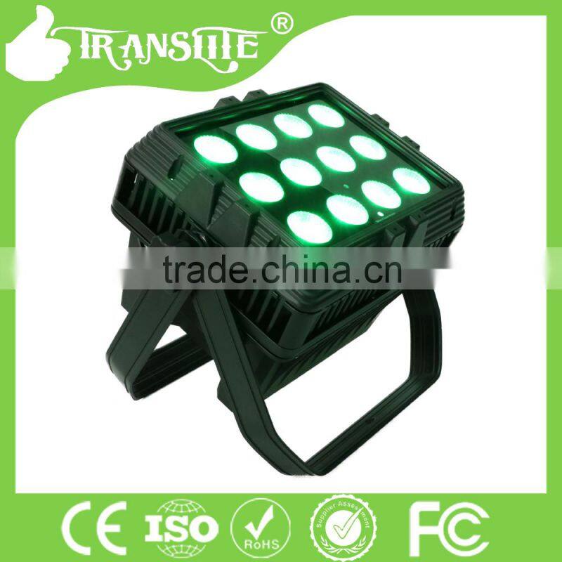 12pcs RGBWA+UV BATTERY POWERED LED STAGE LIGHTING